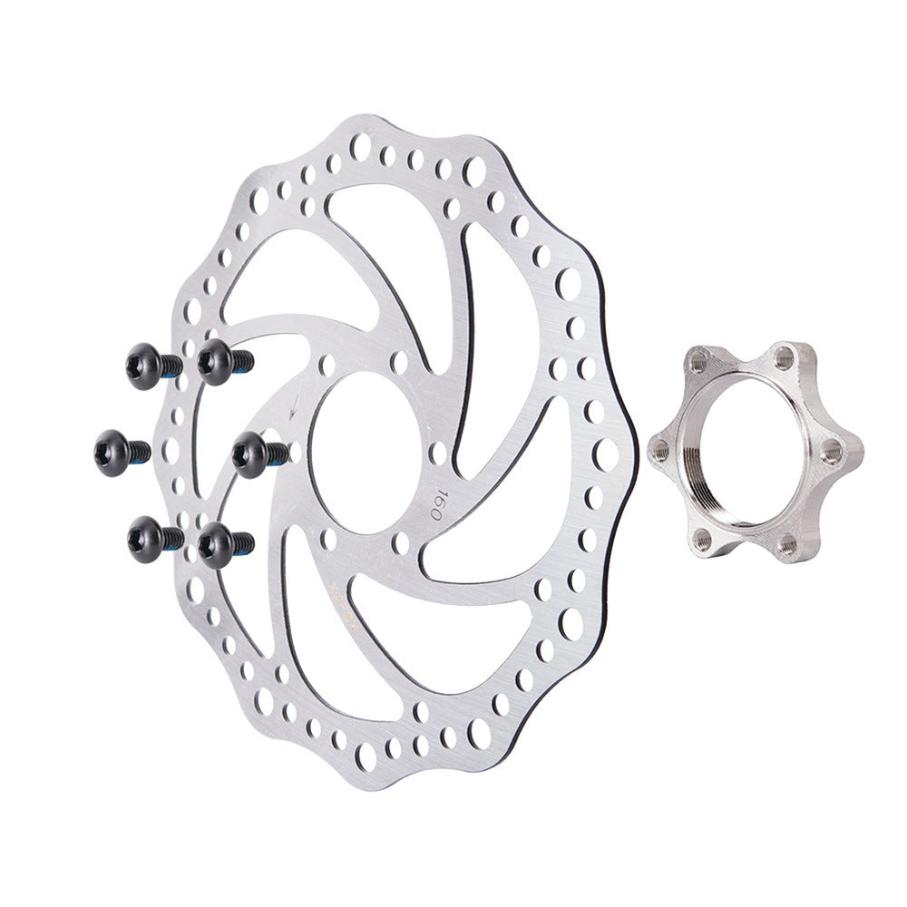 ZTTO 160MM Stainless Steel Bicycle Disc Brake Disc Brake with 6 Screws ZTTO 160MM Stainless Steel Bicycle Disc Brake Disc Brake with 6 Screws